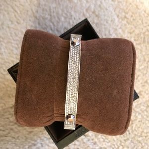 Michael Kors Silver Crystal Bangle